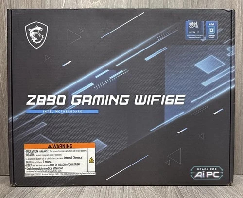 MSi Z890 Gaming WIFI6E Intel Motherboard 911-7E54-011 LGA 1851 Intel Core Ultra