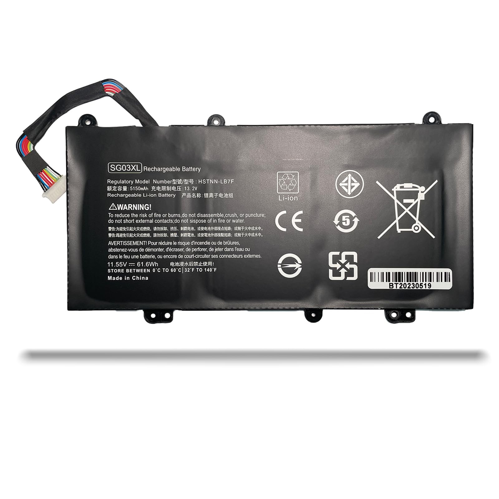 Hubei SG03XL SGO3XL SG03061XL Laptop Battery Replacement HP Envy 17-U000