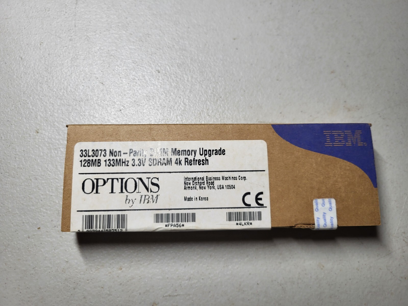 IBM 33L3073 Non - Parity DIMM Memory Upgrade 128 MB PC 133 CL3 NP SDRAM UDIMM