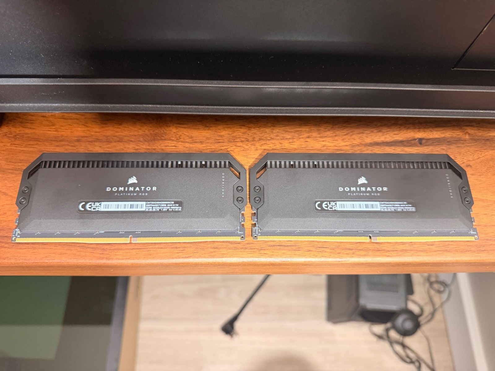 Corsair Dominator Platinum RGB 32GB DDR5 memory kit, 2x16GB