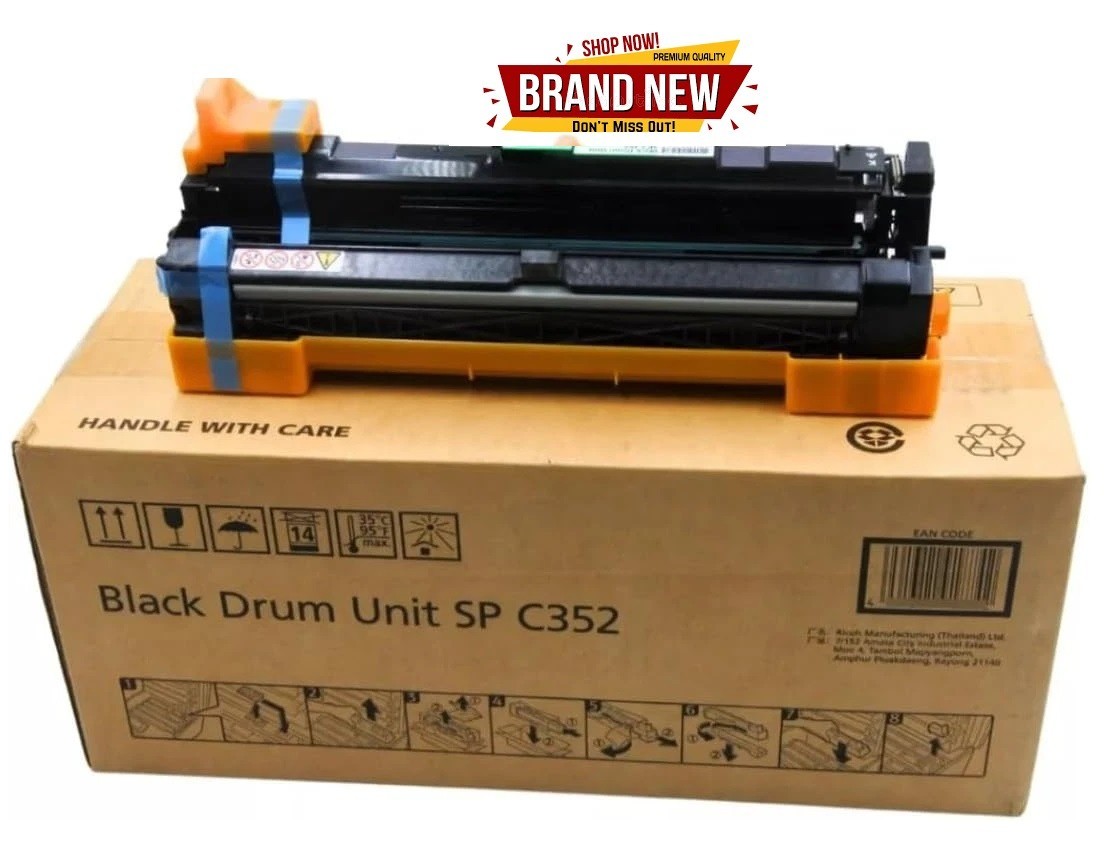 Ricoh 408223 Black Drum Unit New OEM Genuine Replacement SP C352 Series