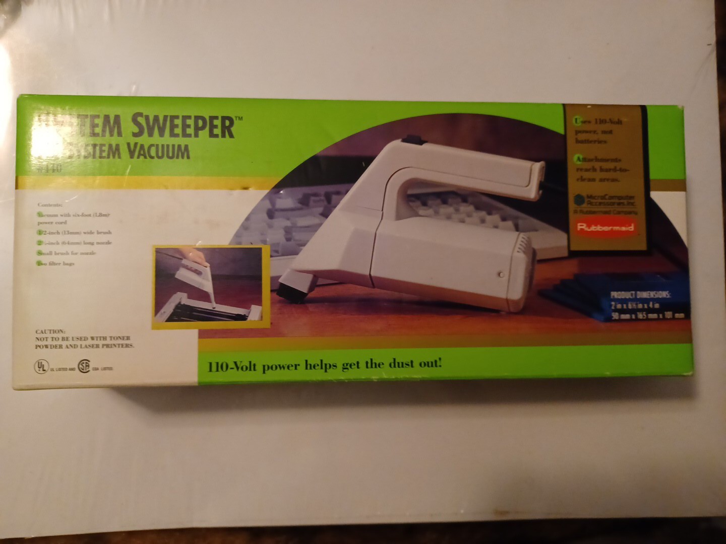 Vintage 1988 PC System Vacuum Sweeper #440 Micro Computer Acc. New