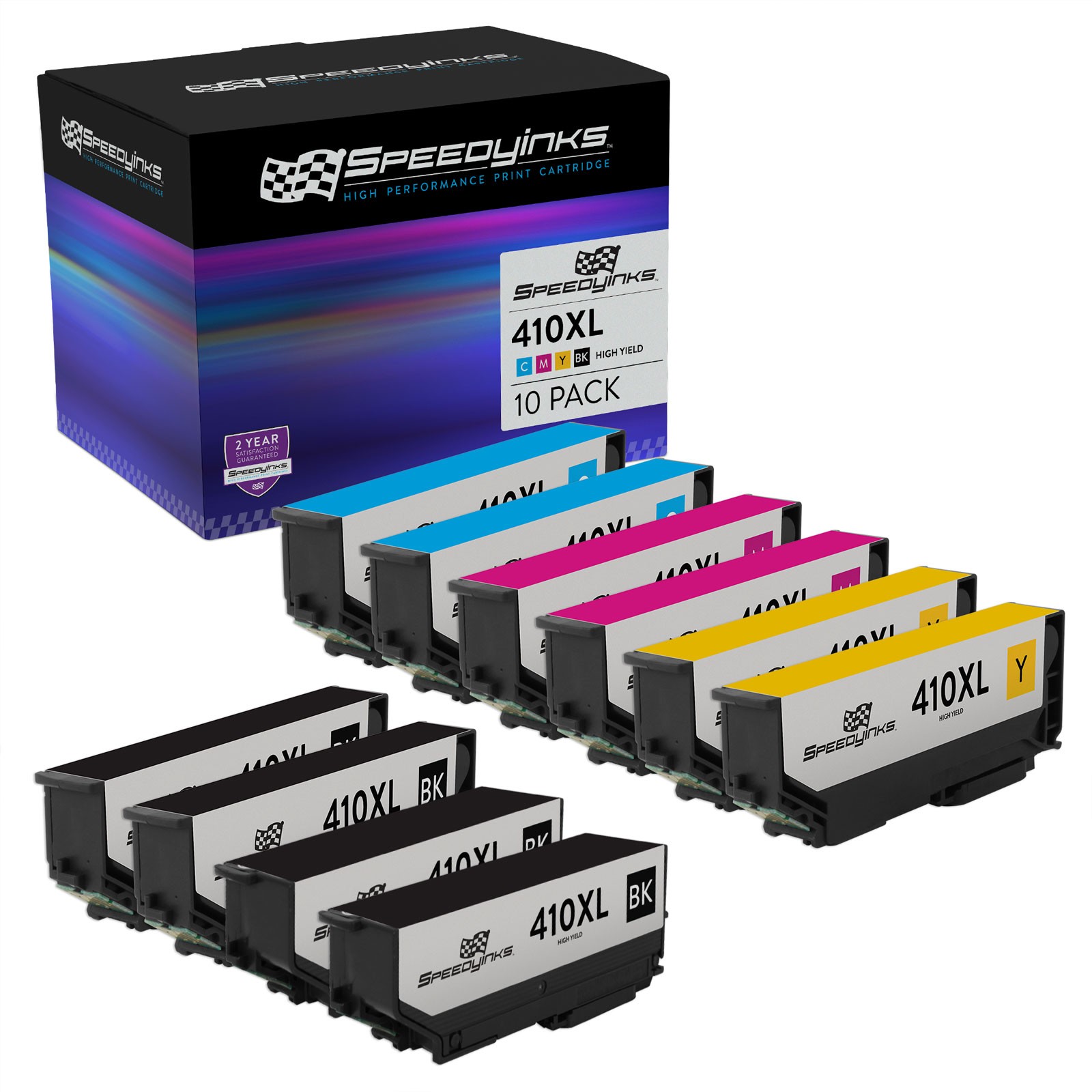 10 Black Color for Epson 410 XL T410 Ink T410XL020 T410XL220 T410XL320 T410XL420