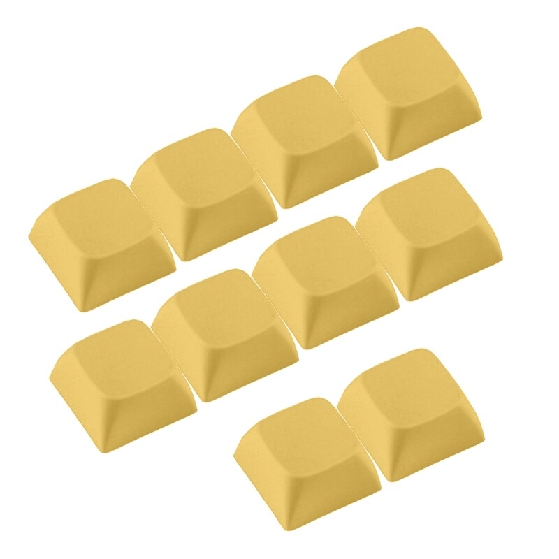 10PCs 1U XDA Keycap Multi Color PBT Blank Keycaps Mechanical Keyboard