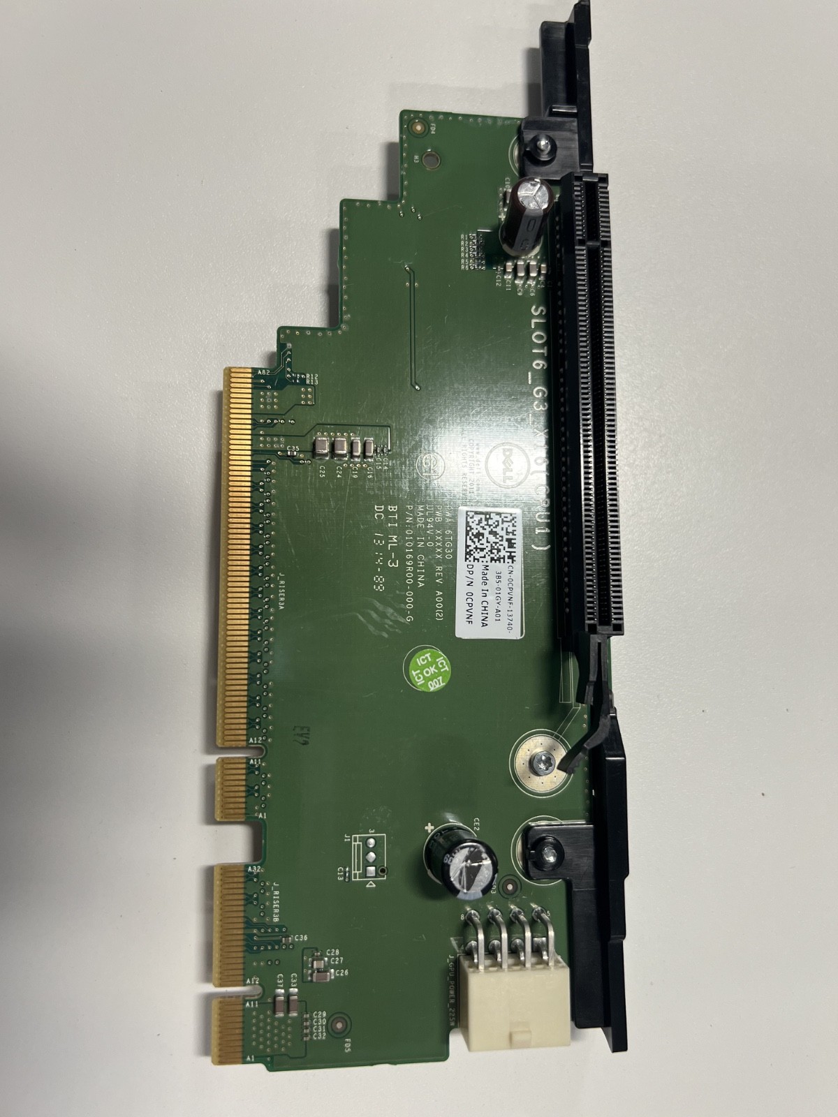 Dell PCIe x16 Riser 6TG30 / 0CPVNF
