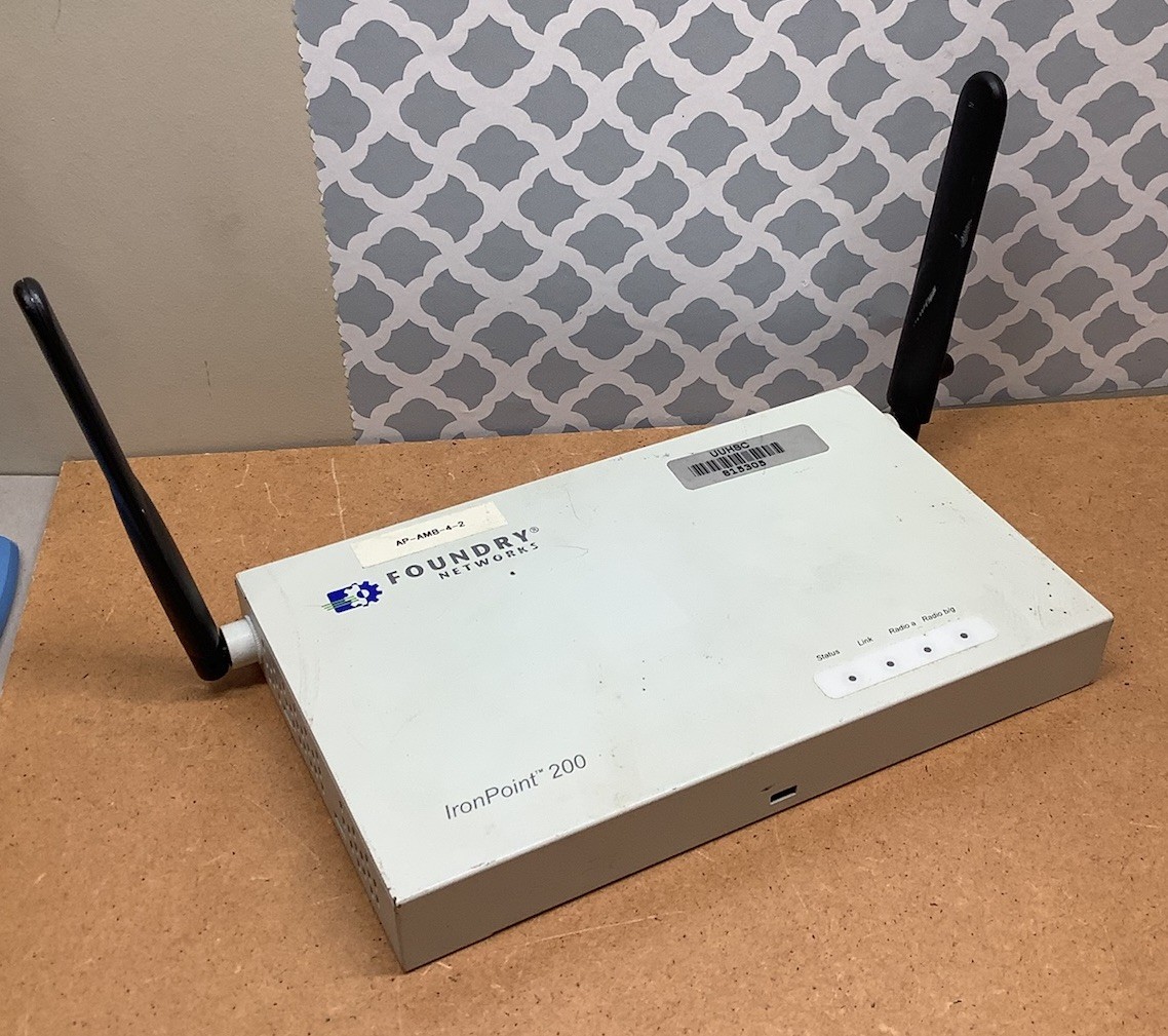 Foundry Networks IronPoint IP200 Wireless Access Point - Untested - Device Only