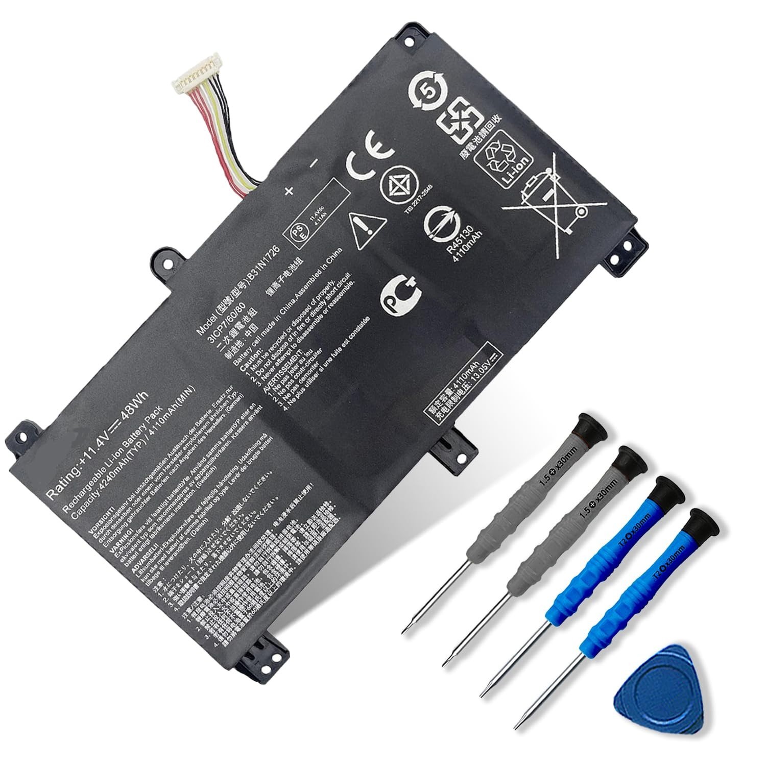 48Wh Replacement Laptop Battery for ASUS ROG Strix G531 G15 G512 11.4V 4240mAh