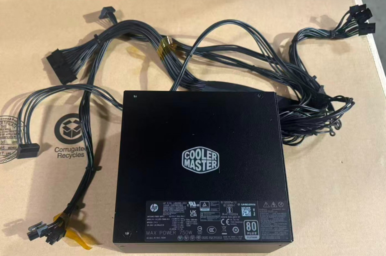 Cooler Master 750W ATX POWER SUPPLY PSU L84096-003 DPS-750AB-40 HP OMEN 25L 30L