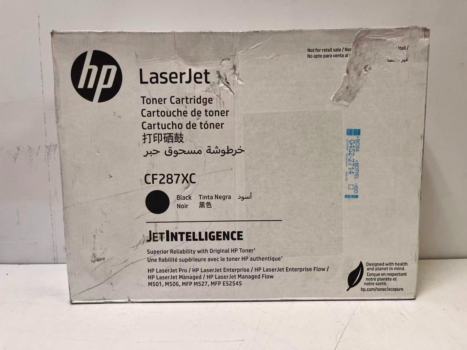 Genuine HP CF287XC 87X Black Toner NEW Sealed LaserJet M501 M506 M527