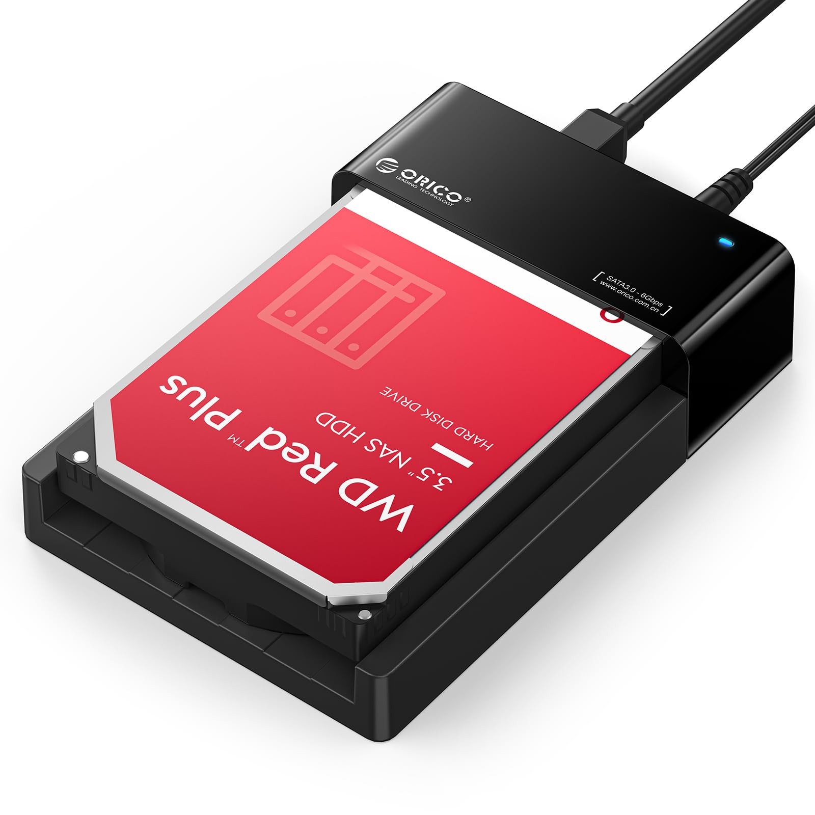 2.5 to 3.5 SSD SATA Hard Drive Adapter Internal Bay - Black