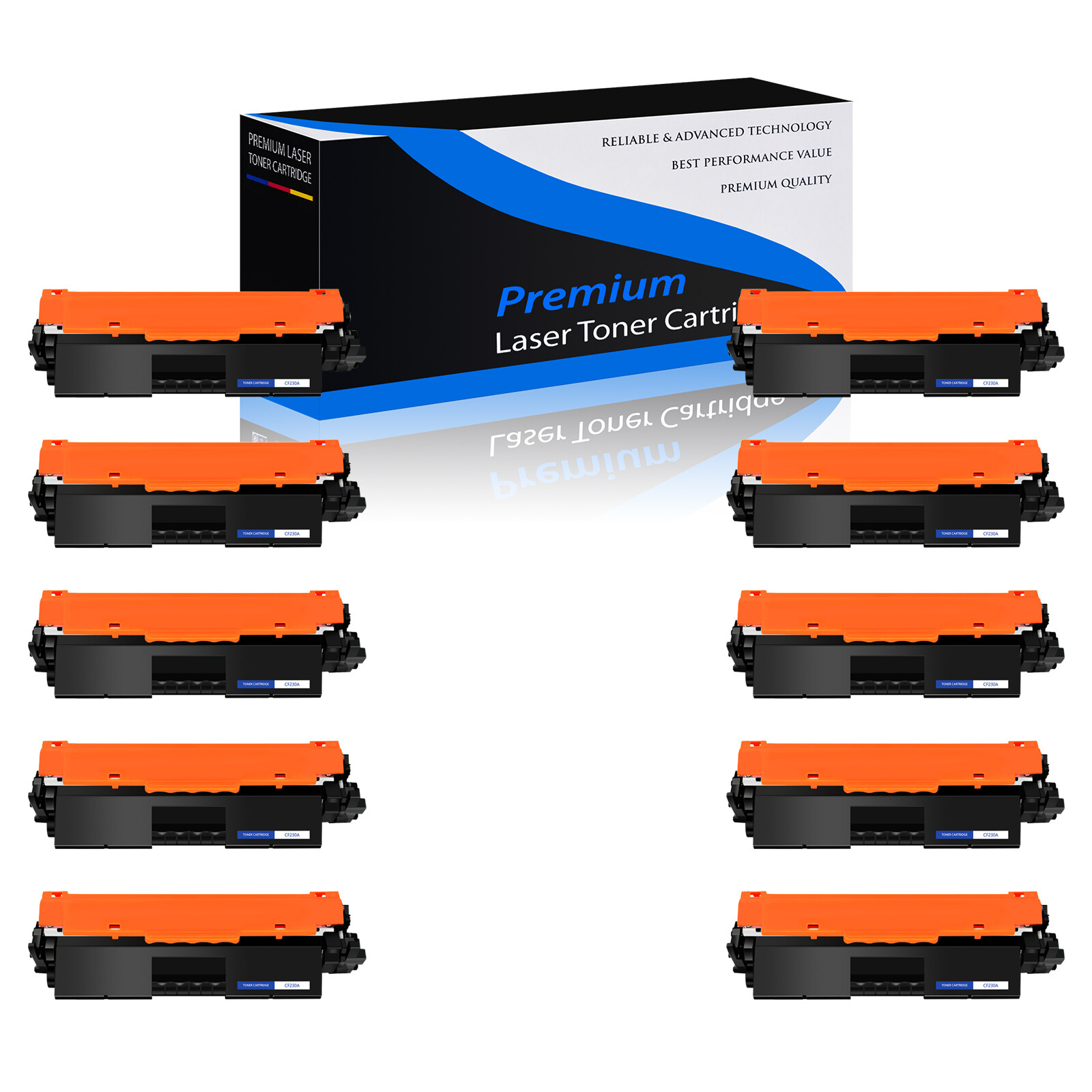 10PK CRG-051 Toner Cartridge For Canon CRG051 IMAGECLASS LBP162dw MF264dw