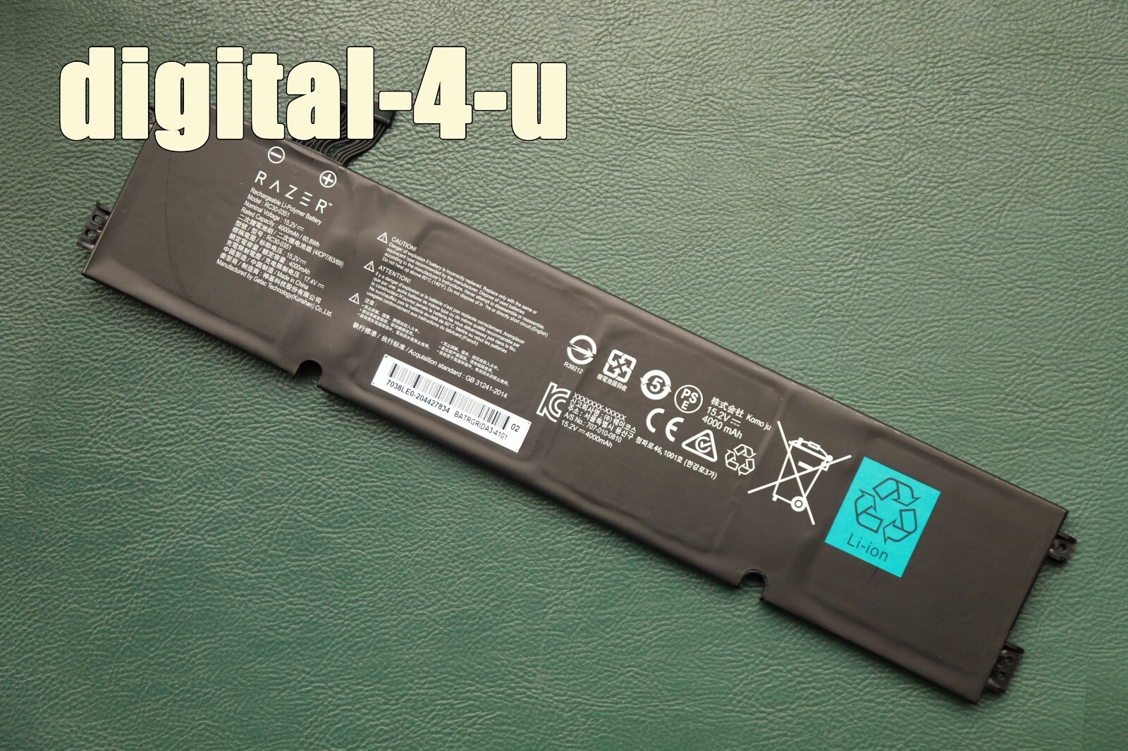 New Original RC30-0351 Battery for Razer Blade 15 Base RZ09-0351 9E11 Gaming