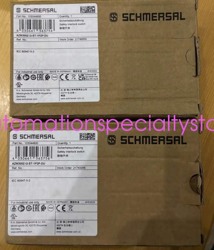 1PCS Brand new SCHMERSAL  AZM300Z-I2-ST-1P2P-DU Safety switch Via DHL/ Fedex