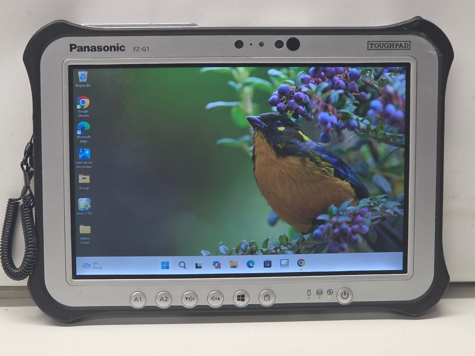 PANASONIC TOUGHPAD FZ-G1 MK5 10" i5-7300U 128GB SSD GPS THERMAL CAMERA 4G #C