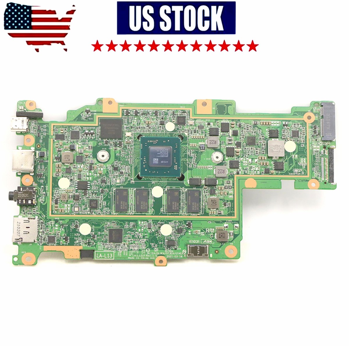 5B21D19848 Lenovo 300e Chromebook Gen 3 Motherboard 3015Ce 4GB 32GB LA-L131P USK