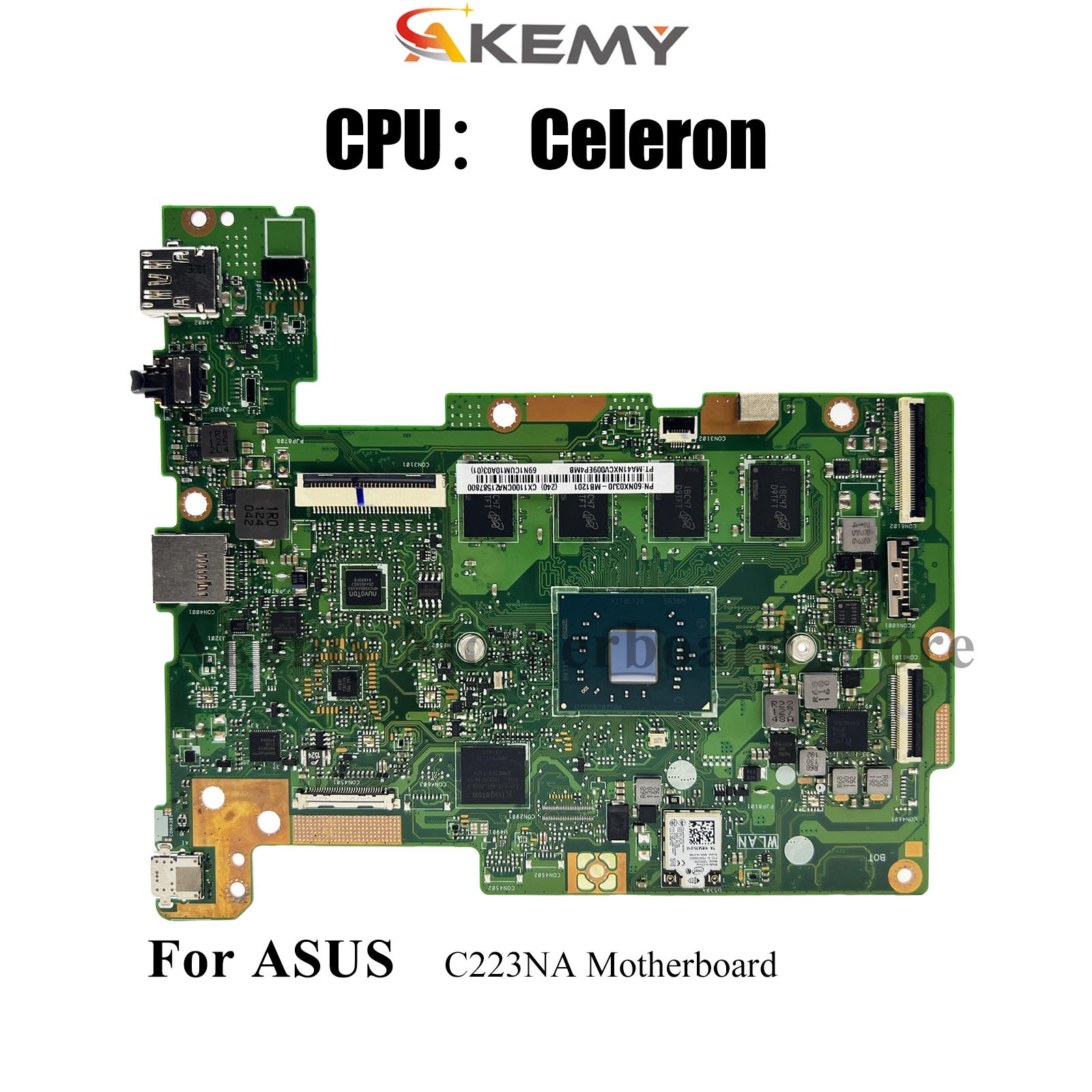 C223NA Laptop Motherboard For ASUS Chromebook C223N Mainboard W/ Celeron CPU