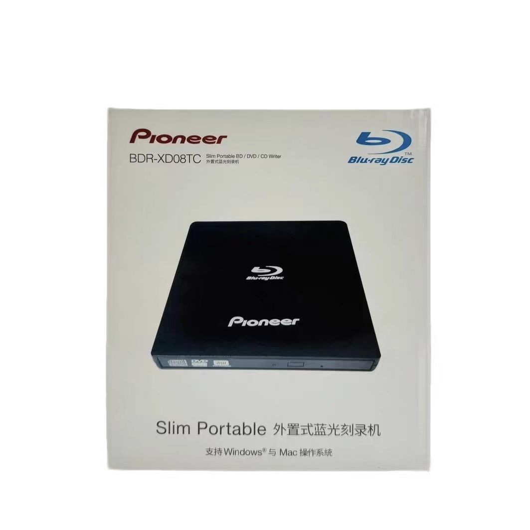 NEW Pioneer BDR-XD08TC Blu-Ray Drive Optical Burner Player USB3.0/2.0