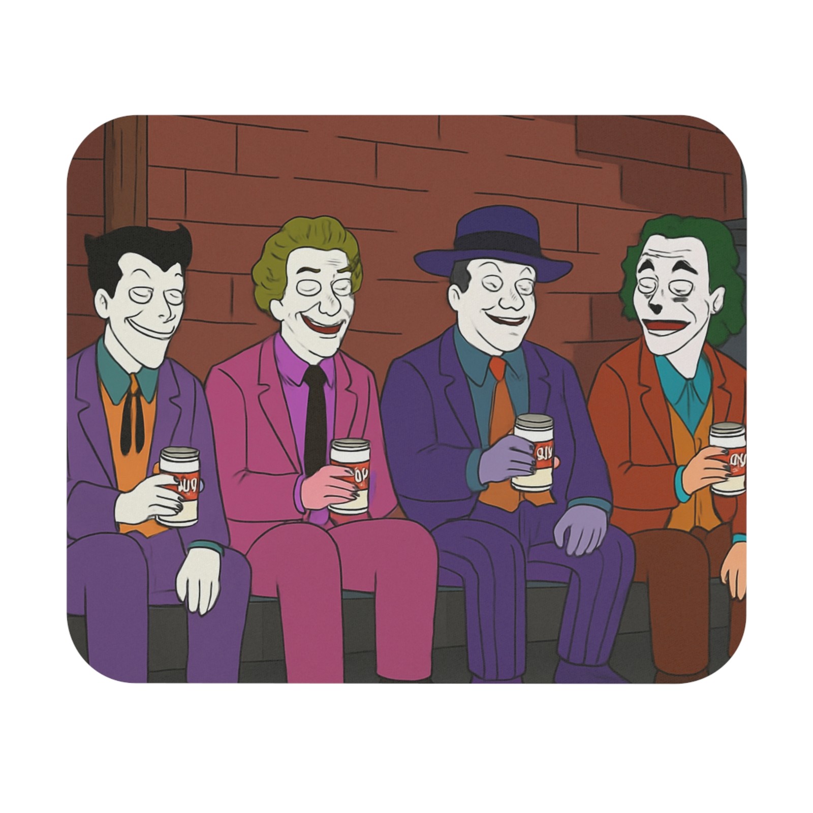 King of the Joker Mouse Pad Animated Series 1966 1989 2019 Batman Customized NEW