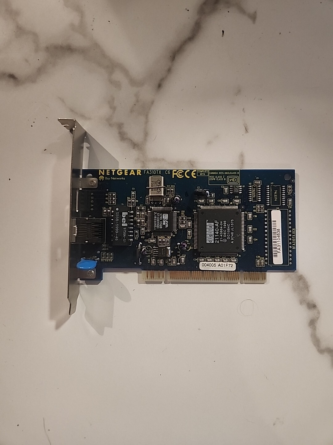 Netgear FA310TX C6 Rev D2 - 10/100 Twisted Pair PCI Network Card (NIC)