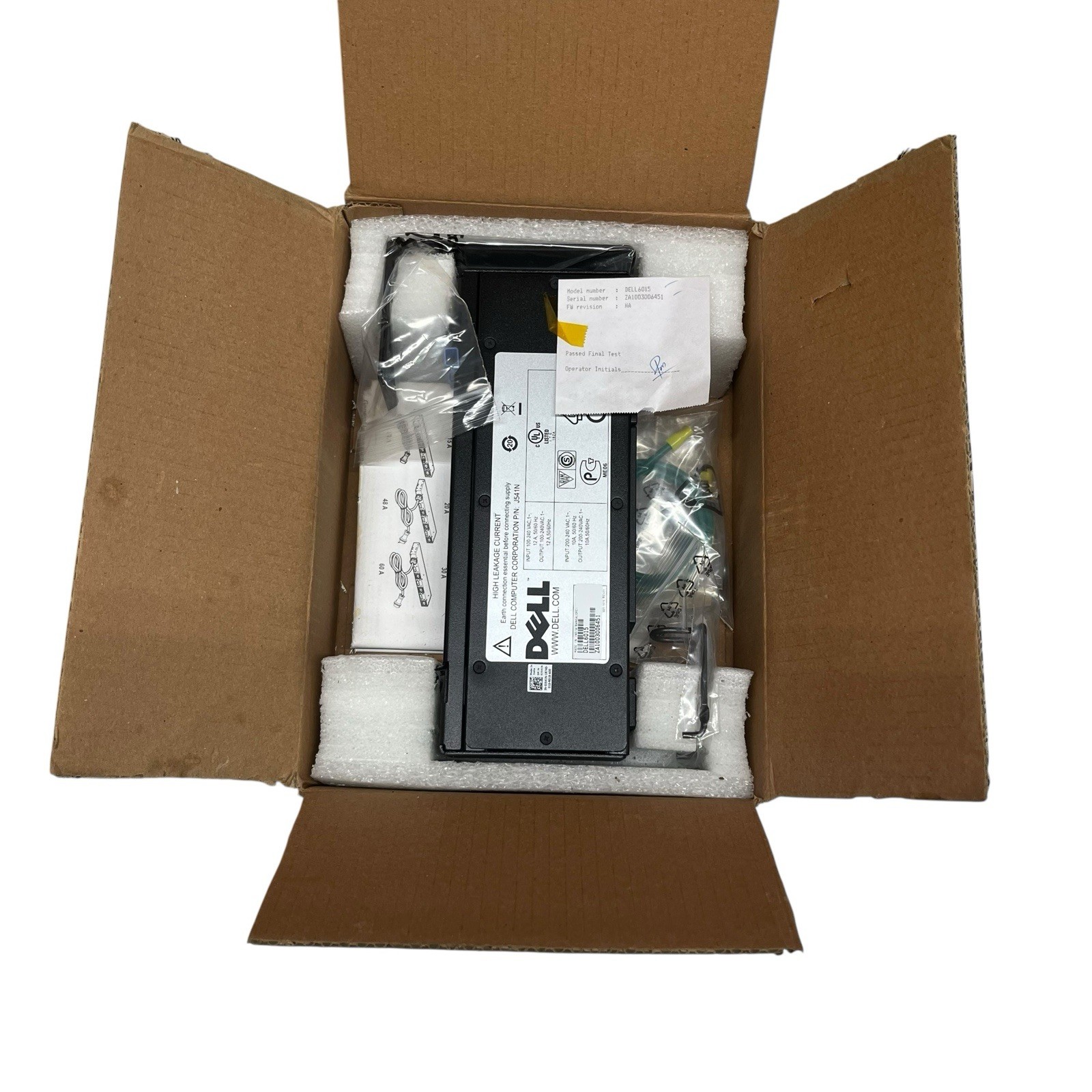 Dell AP6015 PDU-15A/IEC OUT 7 PORT, 100-240 VAC, 12 AMP PDU new in box