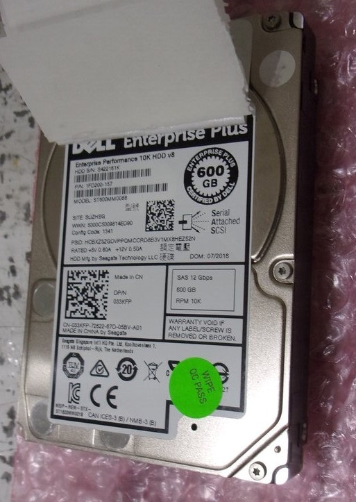 Seagate ST600MM0088 1FD200-157 Hard Drive 2.5" SAS 600GB