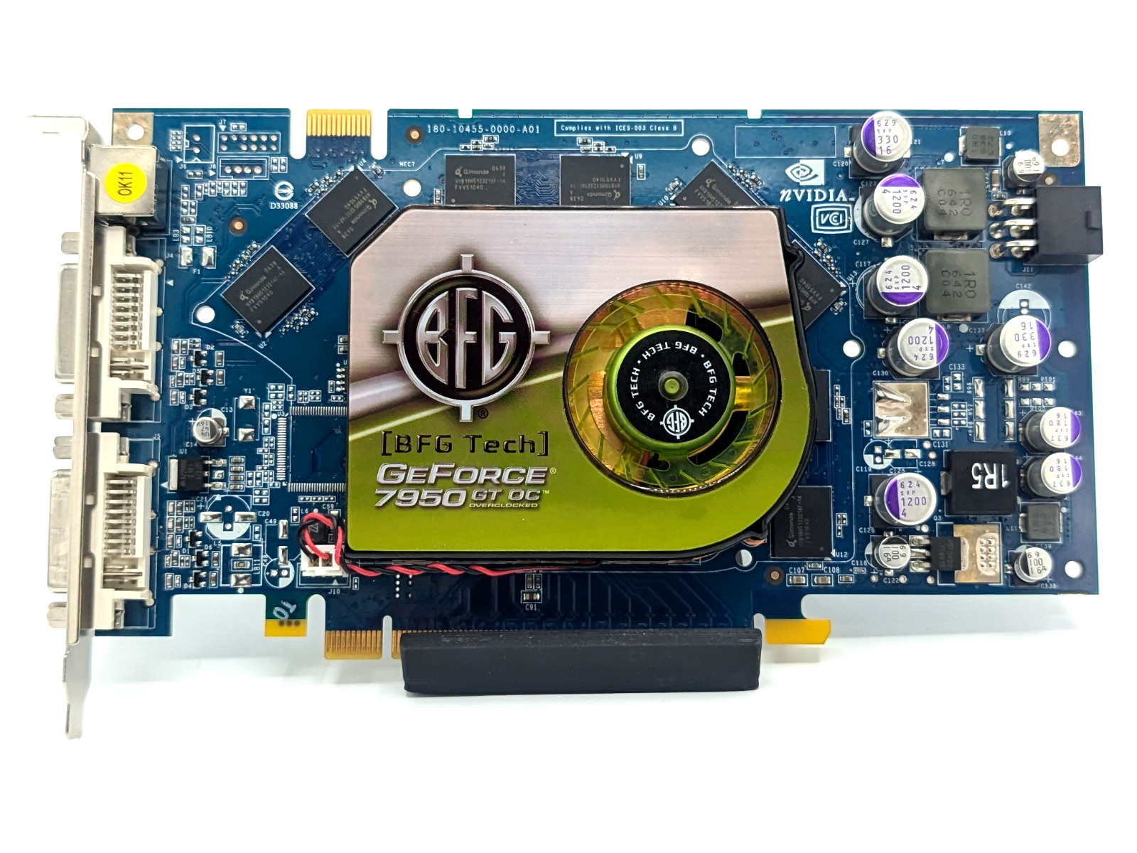 BFG Tech NVIDIA GeForce 7950 GT OC 512MB PCIe Graphics Card - Tested & cleaned
