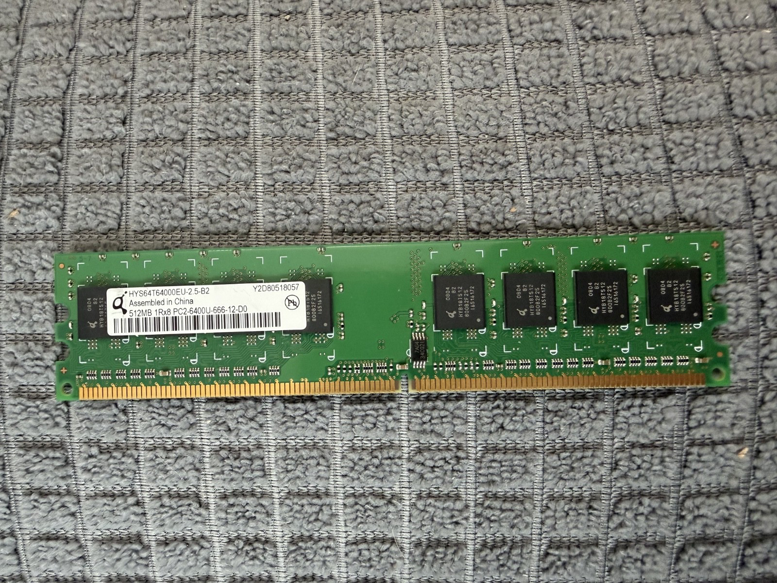 Qimonda #2  hys64t65000eu-2.5b2 Ram