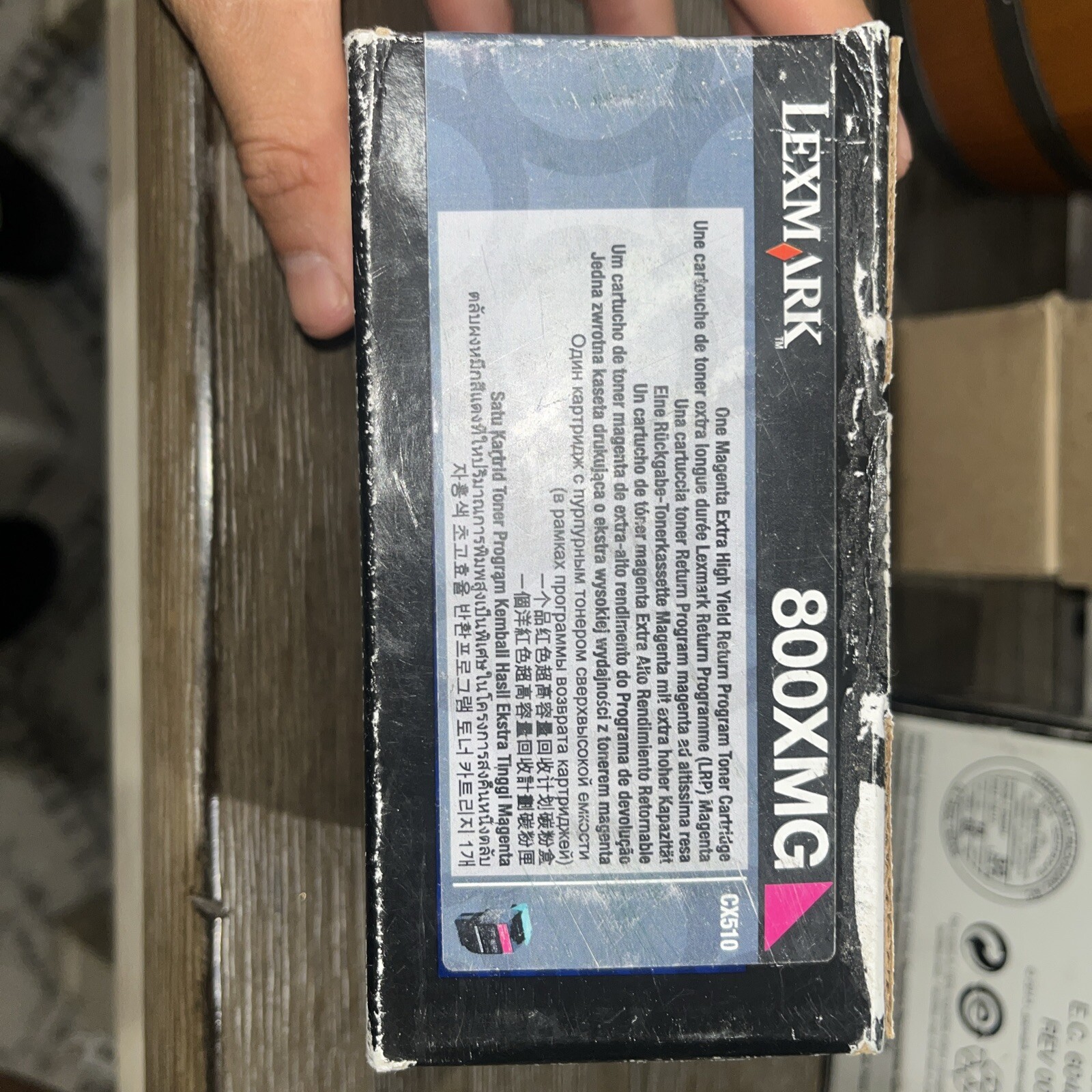 Lexmark Genuine Magenta 800XMG Extra High Yield Toner Cartridge CX510 