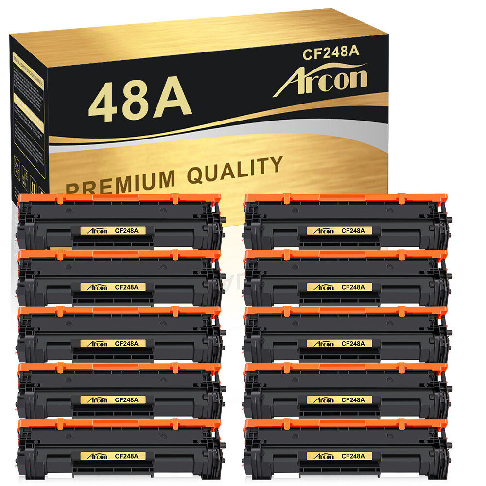 10PK Black CF248A 48A Toner Cartridge fit for HP LaserJet Pro M15a M16w MFP M28a
