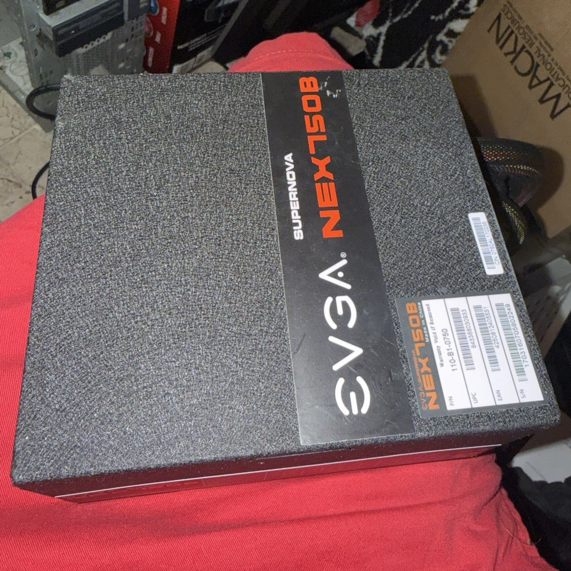 EVGA SuperNOVA NEX750B 750W ATX Non-Modular Power Supply PSU Black 110-B1-0750