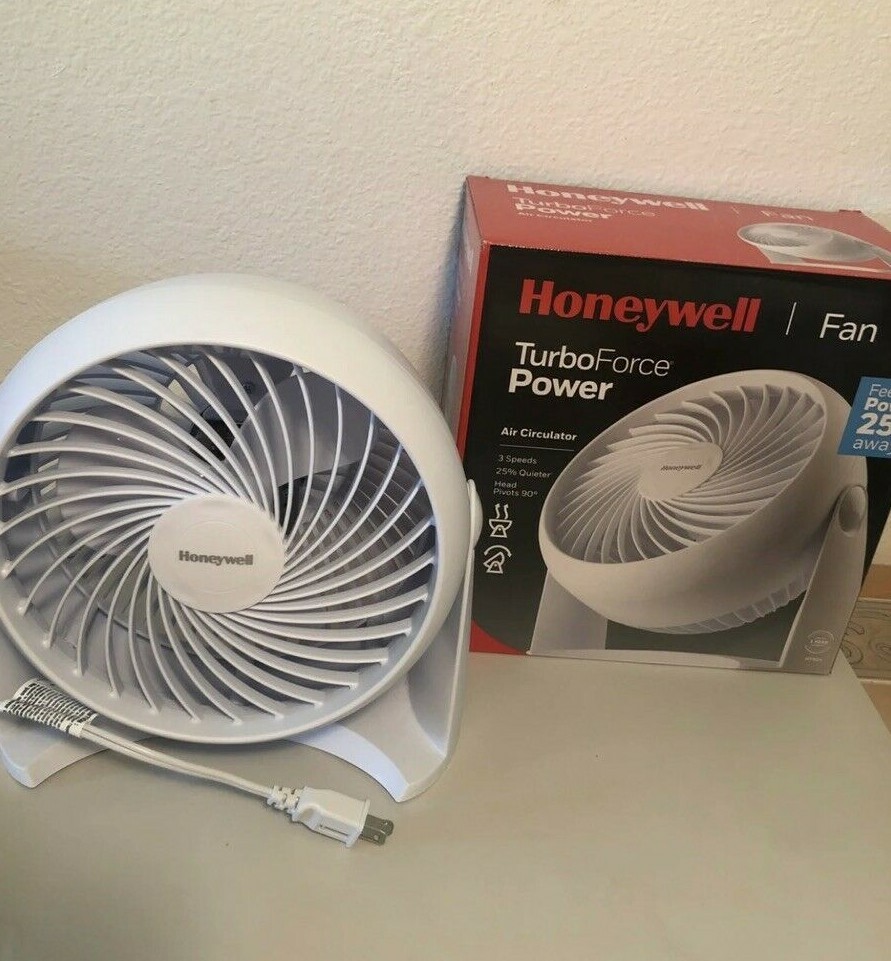 Honeywell TurboForce Power Air Circulator Fan HT904 White Barely Used VGUC