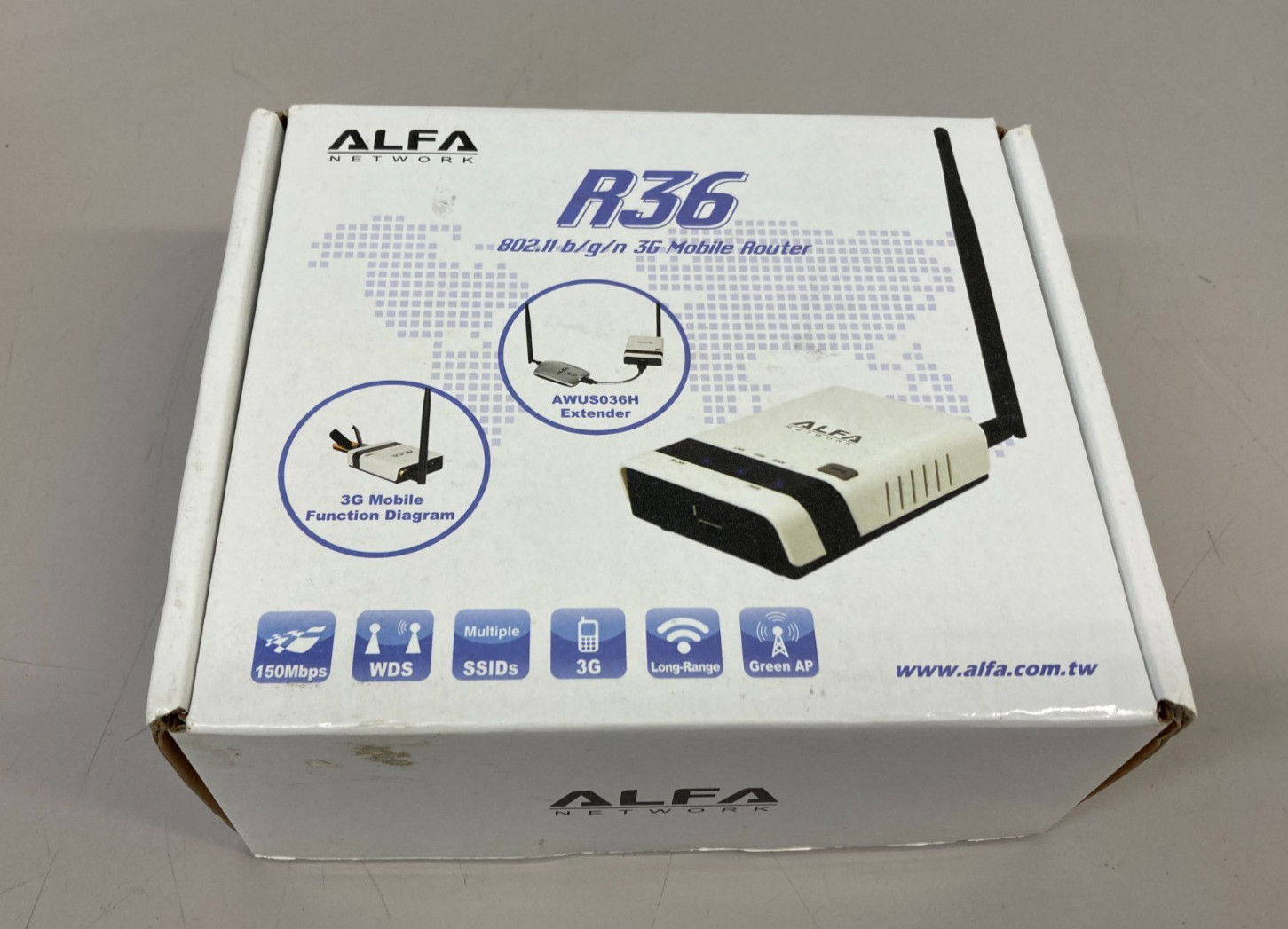 ALFA Network R36 802.11 b/g/n 3G Mobile Router NEW