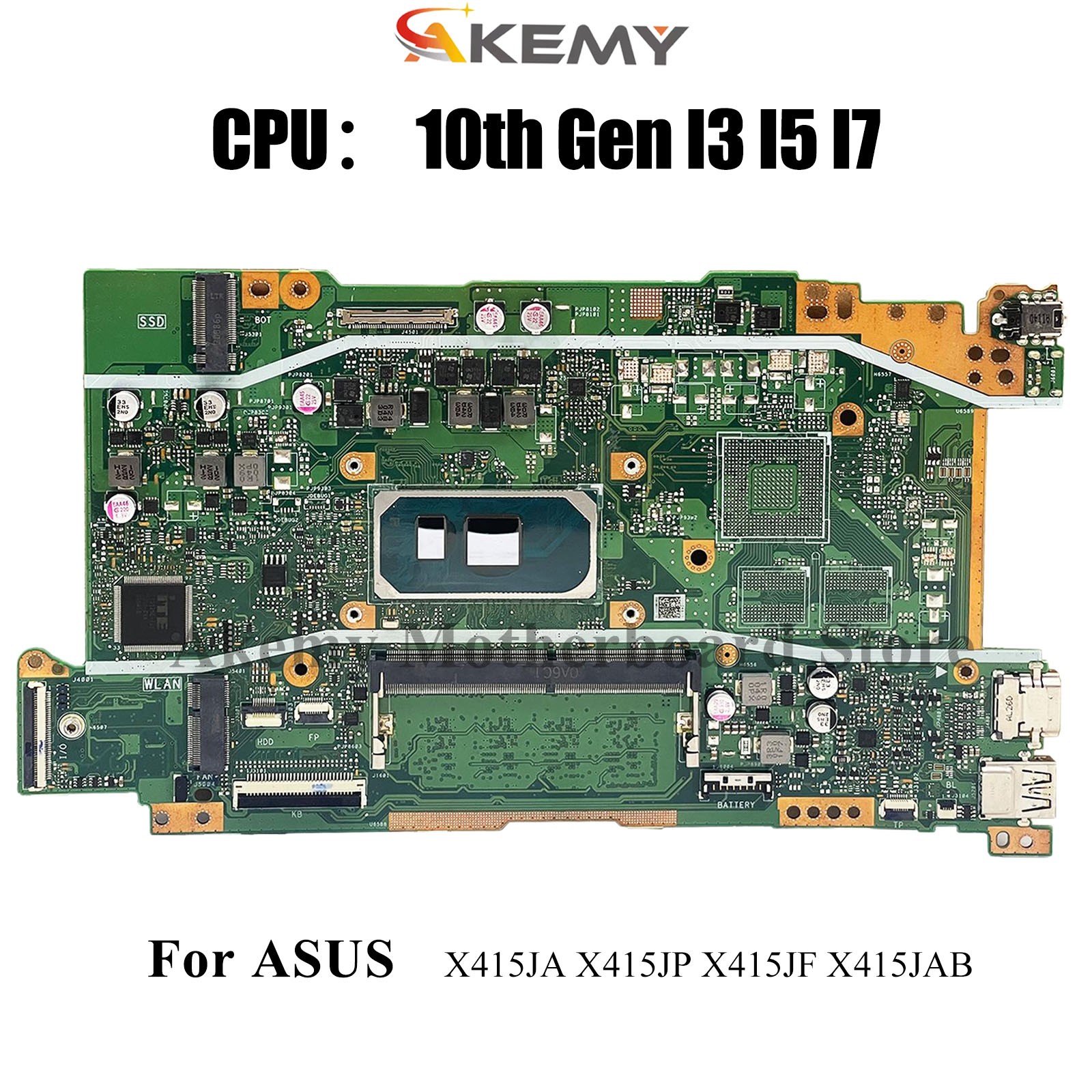 X415JAB Motherboard For ASUS X415JF X415JP V4200J A416J Mainboard W/CPU