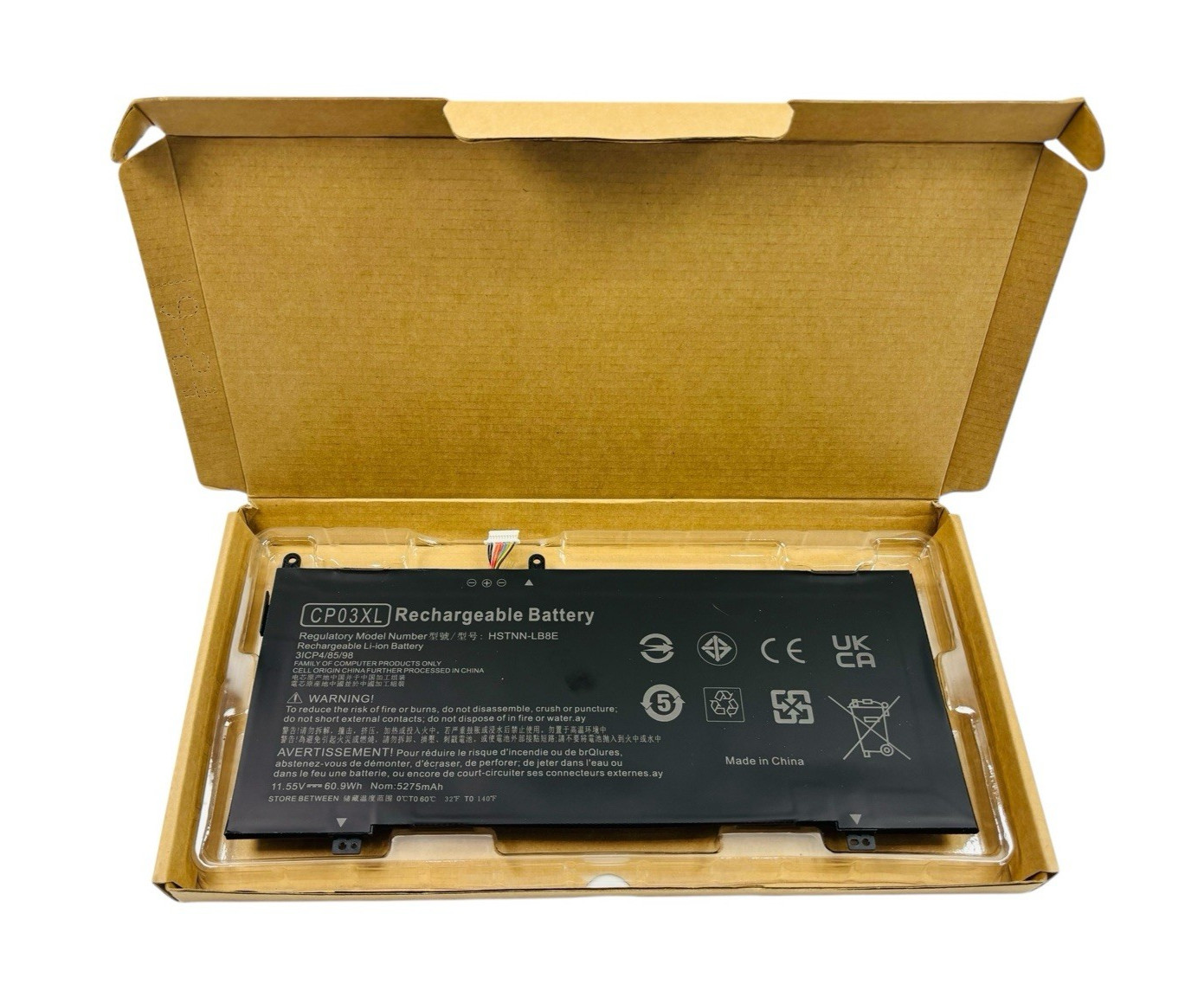 Genuine HP Spectre X360 13-AE CP03XL Rechargeable Li-ion Battery HSTNN-LB8E