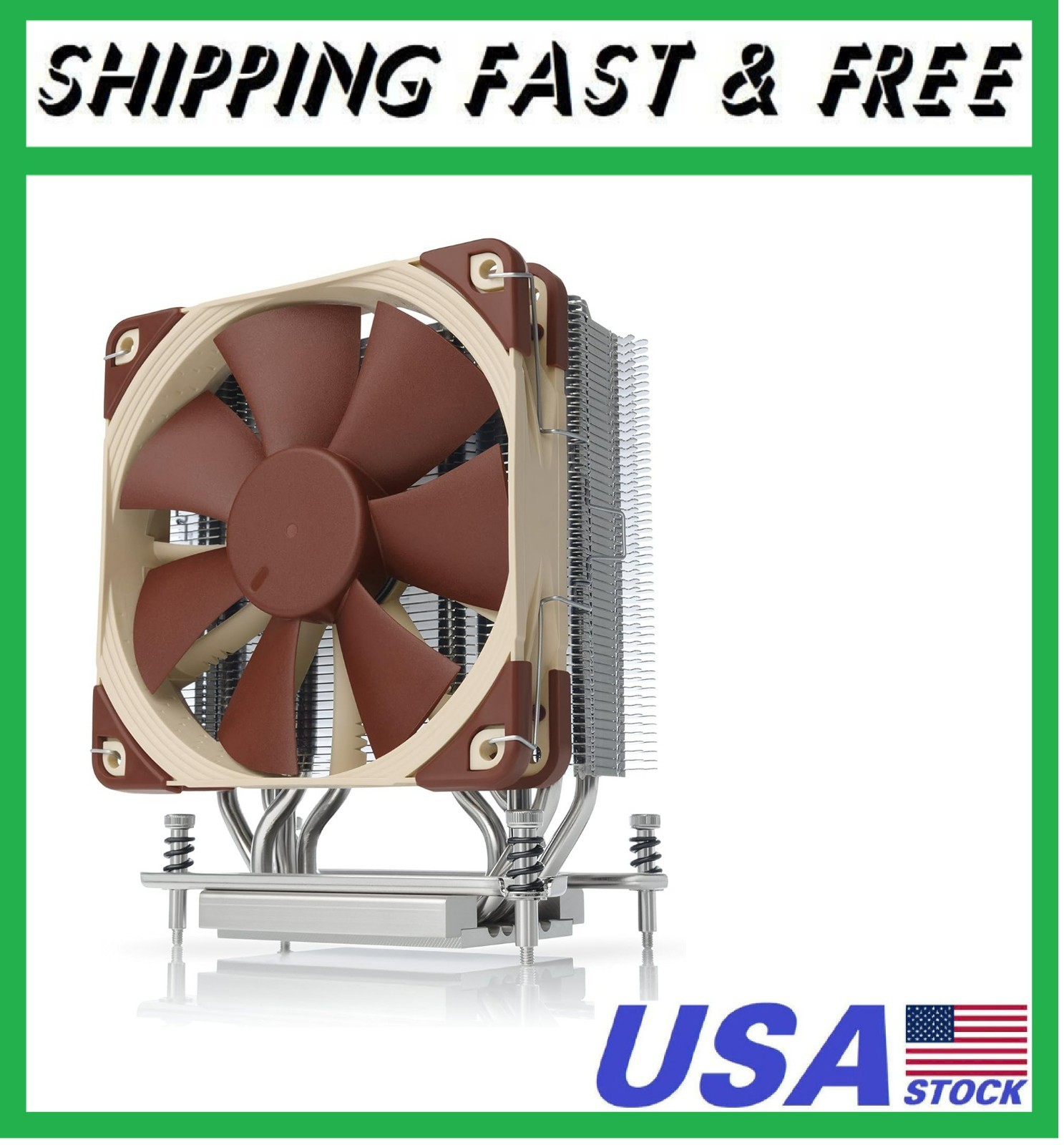 NH-U12S TR4-SP3, Premium-Grade CPU Cooler for AMD sTRX4/TR4/SP3 (120mm, Brown)