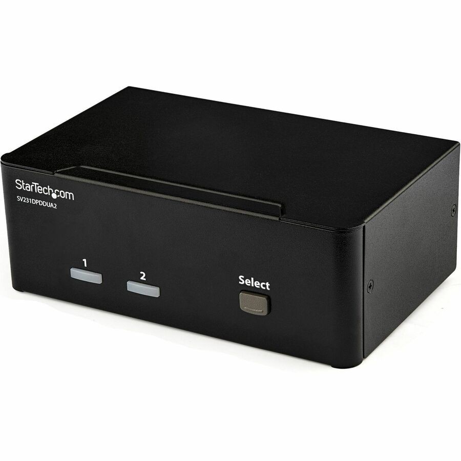 StarTech 2-Port DisplayPort Dual-Monitor KVM Switch - 4K 60Hz
