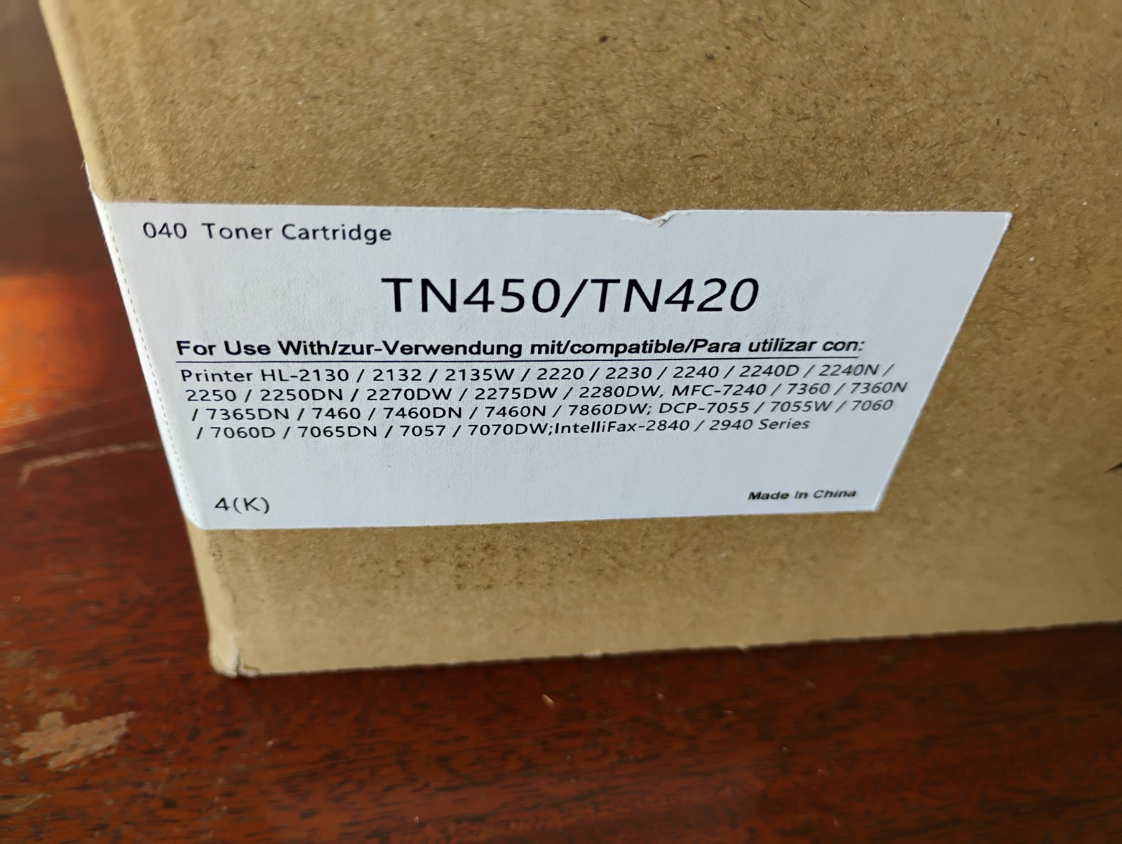2 Pack TN450 Toner Cartridge High Yield for Brother HL-2280DW 7360N HL-2270DW