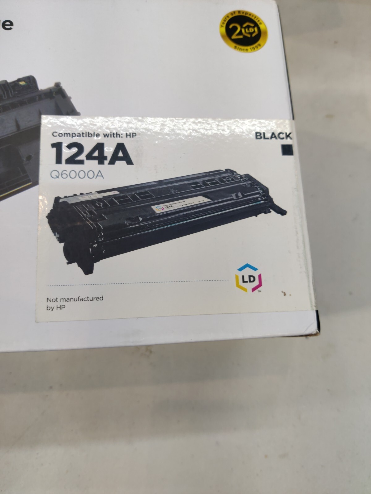 LD Q6000A/ Q6003A 124A Black- Magenta Laser Toner Lot Of 2 Toners