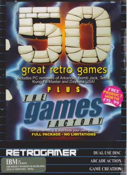 Retro Gamer Issue 10: 50 Great Retro Games PC CD-ROM remakes of classics + build
