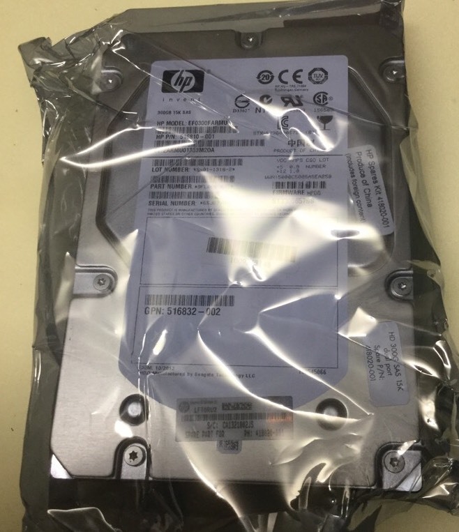 418020-001 516810-001 HP EF0300FARMU ST3300657SS 300GB 3.5" SAS HARD DRIVE HDD