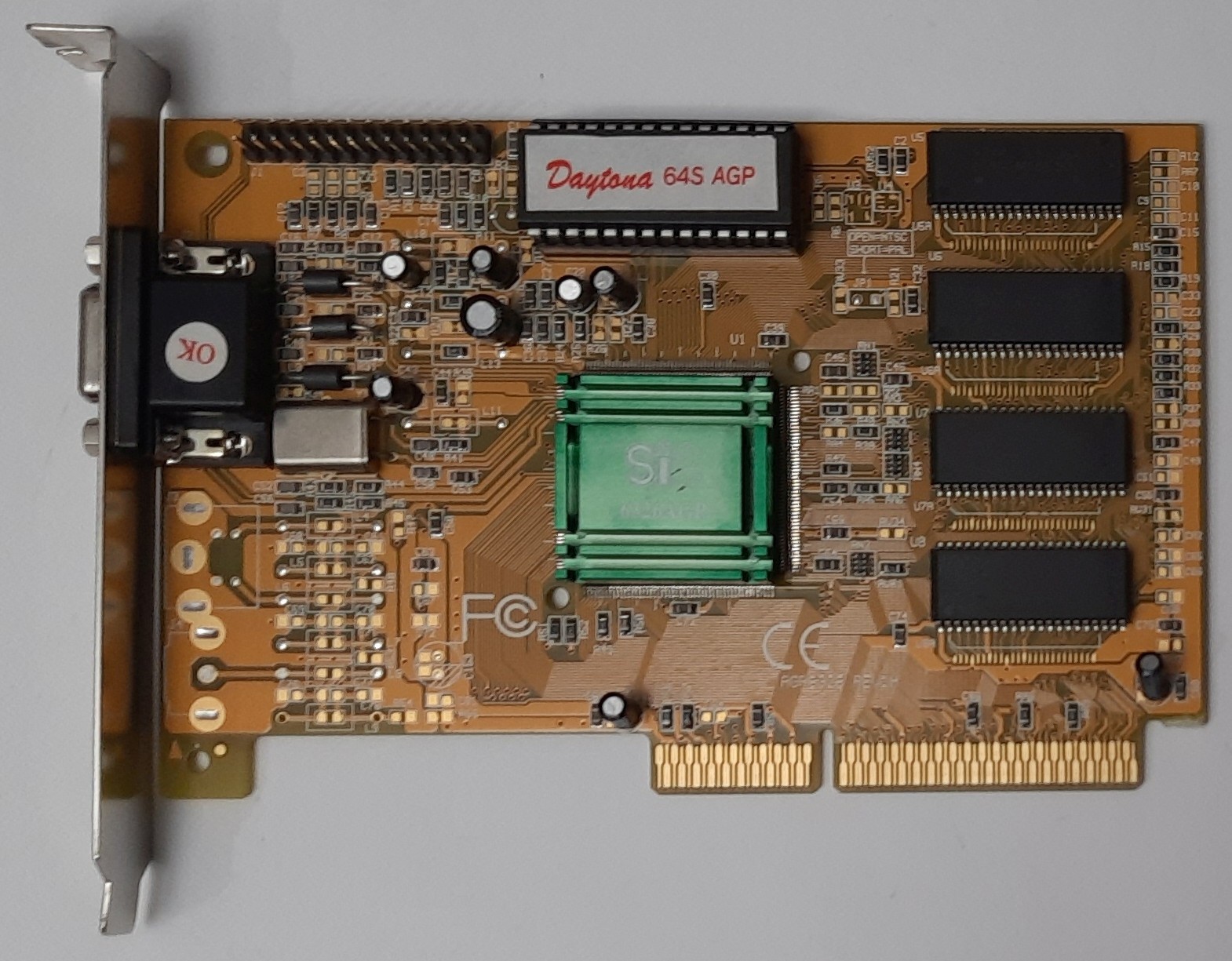 Palit Daytona 64S AGP Graphics Card (SiS 6326AGP, 8MB, Retro, 1999)