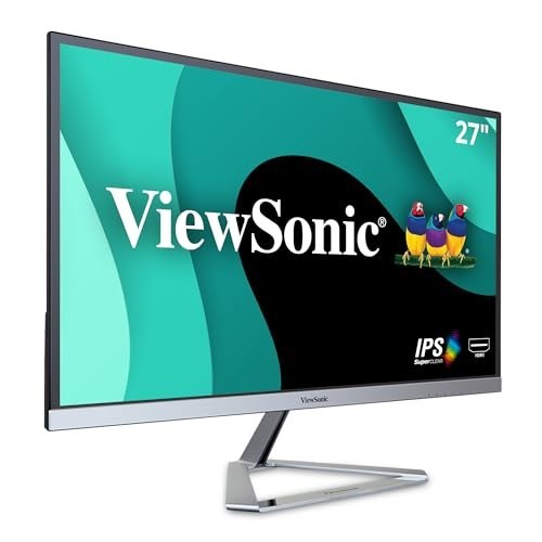 27 Inch 1080p Monitor, IPS LED Display, Anti-glare, 16:9 Aspect Ratio