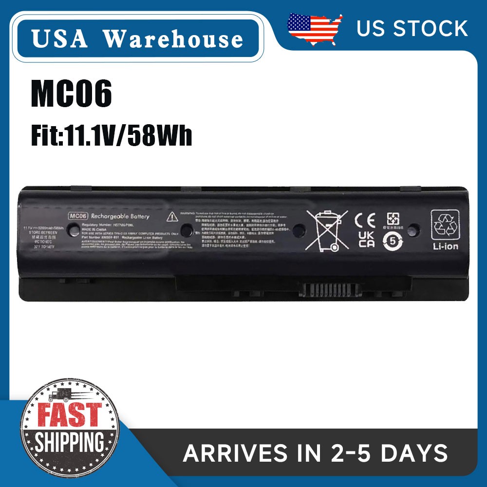 6Cell MC06 Battery for HP ENVY M7-n000 HSTNN-PB6R 807231-001 804073-851 TPN-C123