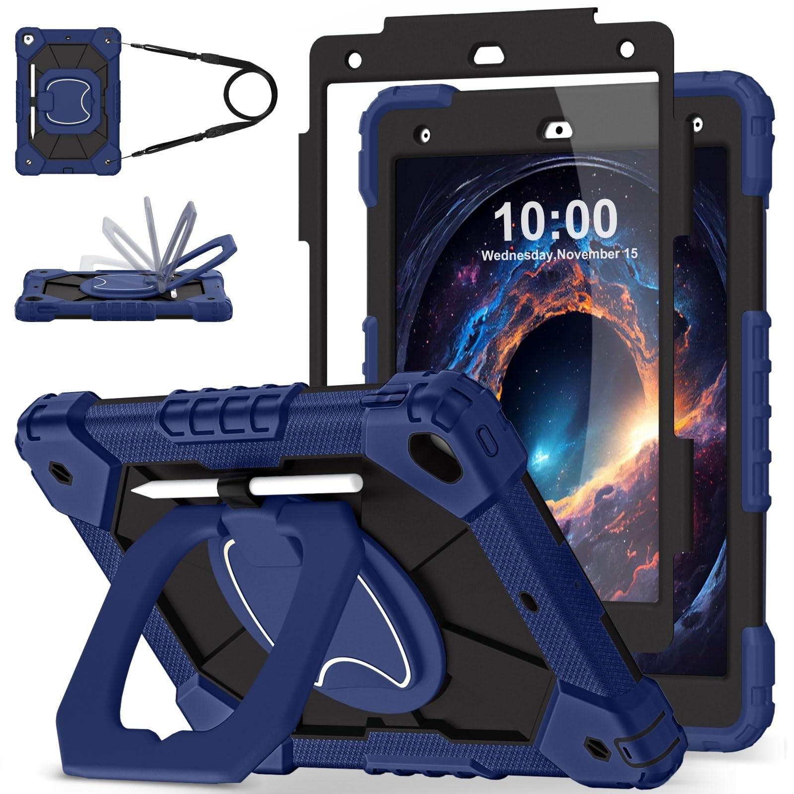 WESOROL Case for iPad 9th/8th/7th Generation, Navy 