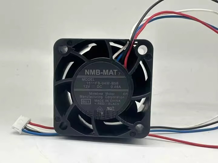 1PCS Genuine NMB-MAT 3828 1511FB-04W-B56 DC12V 0.46A 38*28MM Fan