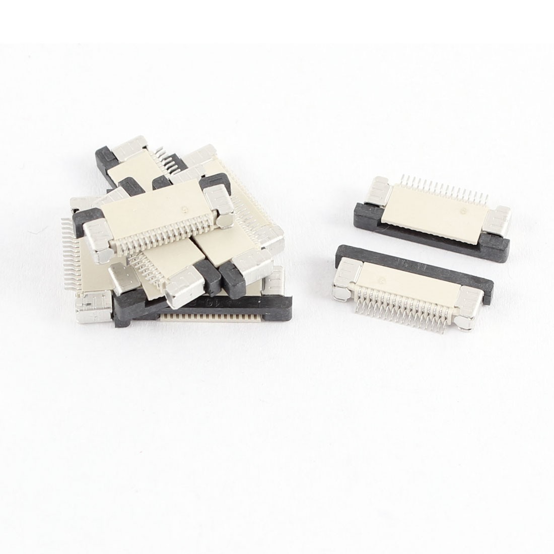 10Pcs Bottom Port 16Pin 0.5mm Pitch FFC FPC Ribbon Sockets Connector