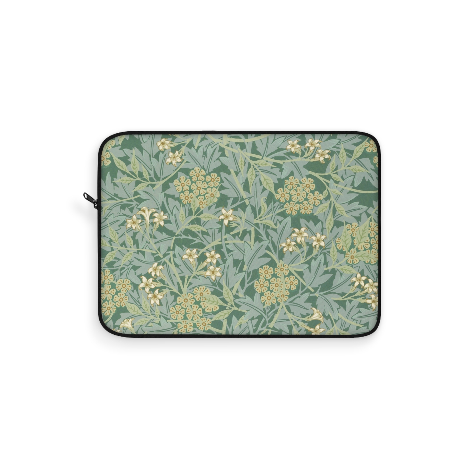 Vintage Green Floral William Morris Pattern -  Laptop Sleeve - Computer Case