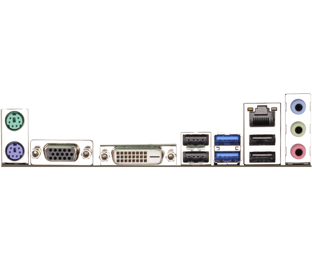 I/O Shield For ASRock H71M-DGS & FM2A75M-DGS R2.0 & B75M-DGS R2.0 Backplate