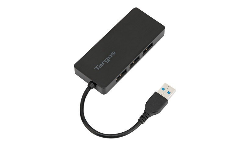 Targus ACH124 USB 3.0 4 Port USB Hub 5Gbps Speed Windows, Mac USB Powered