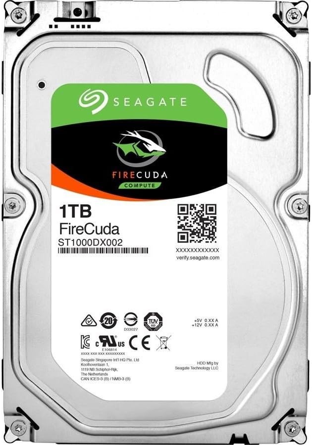ST1000DX002 	1TB FireCuda 3.5 6GB/S 7200 RPM 64MB Cache SATA